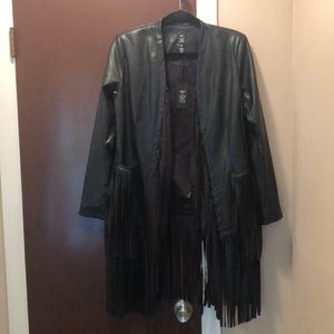 Black Faux leather jacket